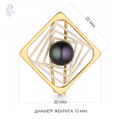 Брошь серебряная 925 арт.56021Y2H