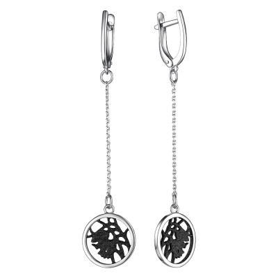 Серьги серебро 52923.1SB