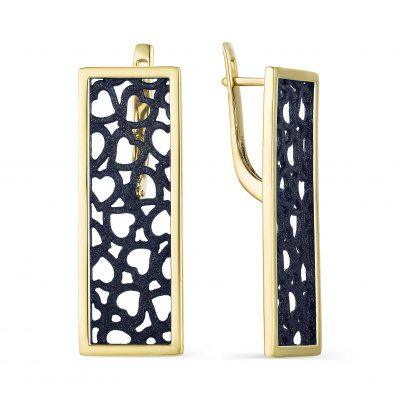 Серьги серебро 52837YU