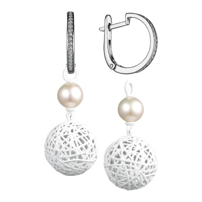 Серьги серебро 52979.1S1W