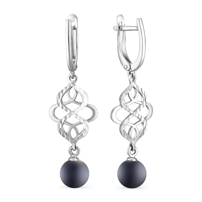 Серьги серебро 28135S2
