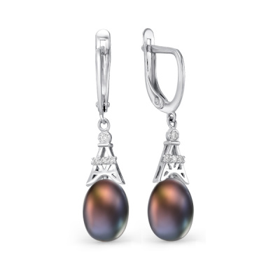 Серьги серебро 28085S2