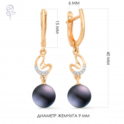 Серьги золото 32051A2