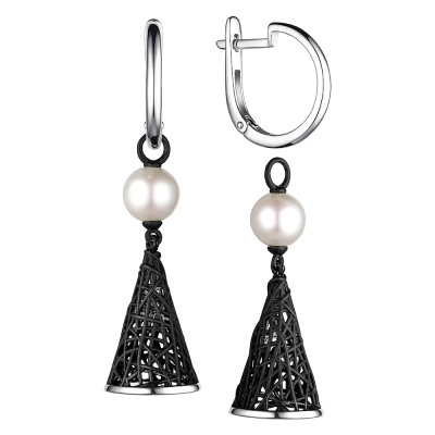 Серьги серебро 52956.1S1G