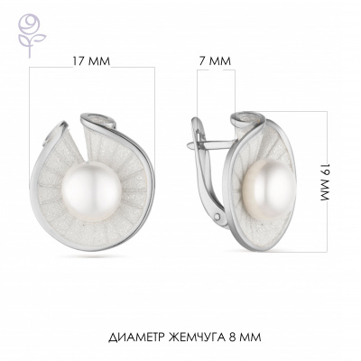 Серьги серебро 52850S1W