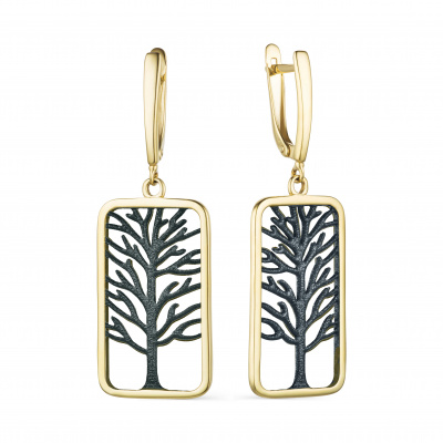 Серьги серебро 52913YZ