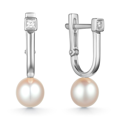 Серьги серебро 28781.2S1