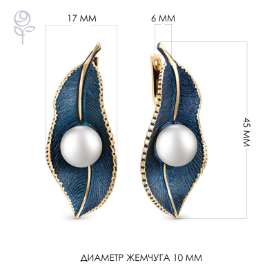 Серьги серебро 52800Y1U