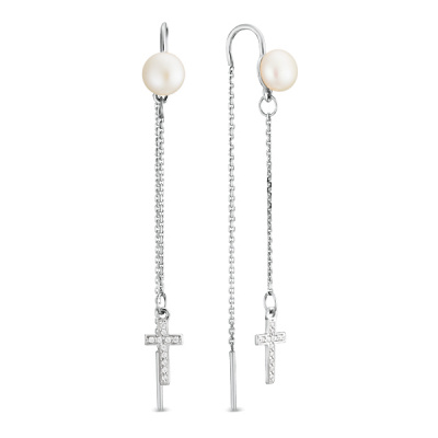 Серьги серебро 52545S1