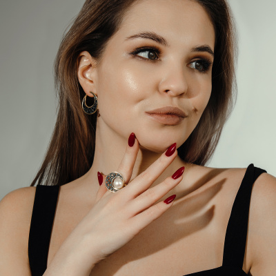 Серьги серебро 52921YB