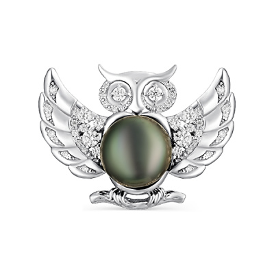 Брошь серебряная 925 арт.56007S2