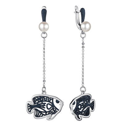 Серьги серебро 52874S1U