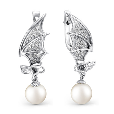 Серьги серебро 52205S1