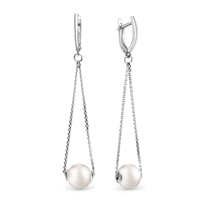 Серьги серебро 52701.1S1