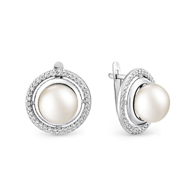 Серьги серебро 28123S1