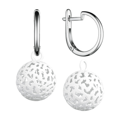 Серьги серебро 52980SW