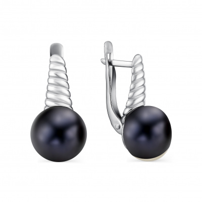 Серьги серебро 28444S2