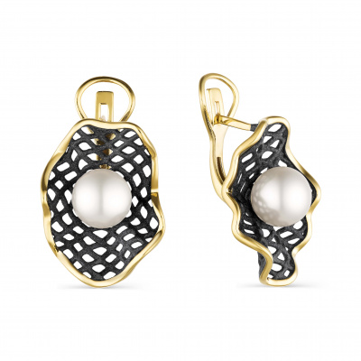 Серьги серебро 52848Y1B