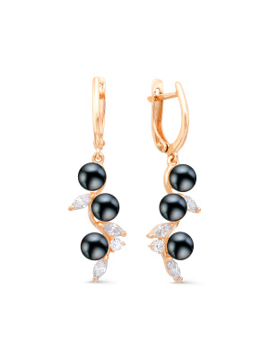 Серьги золото 22067A2