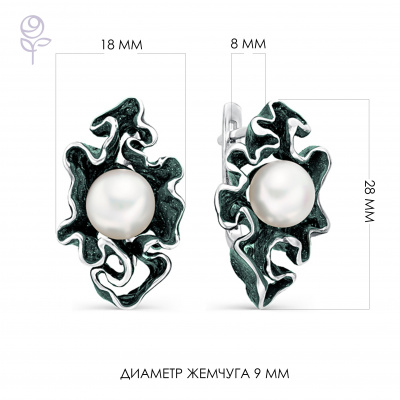 Серьги серебро 52238S1Z