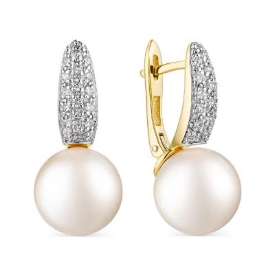 Серьги золото 32075БрYC1D12