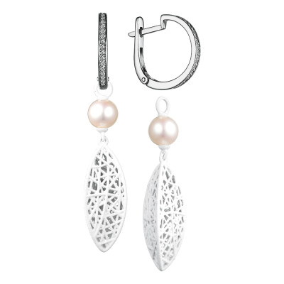 Серьги  серебро 52974.1S1W