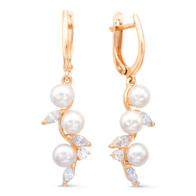 Серьги золото 22067A1