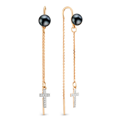 Серьги золото 32545A2