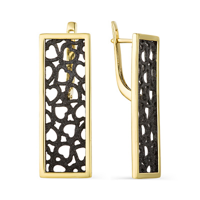 Серьги серебро 52837YB