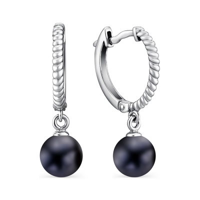 Серьги серебро 28445S2