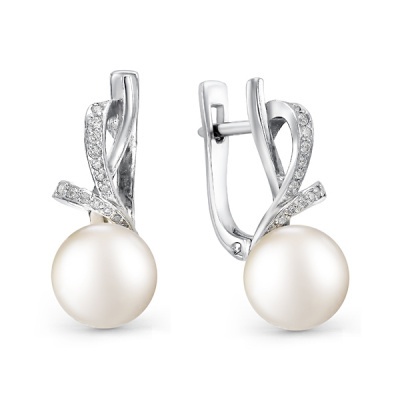 Серьги серебро 52306S1