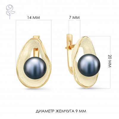 Серьги серебро 52250Y2H