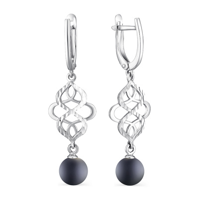 Серьги серебро 28135S2