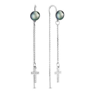 Серьги серебро 52545S2