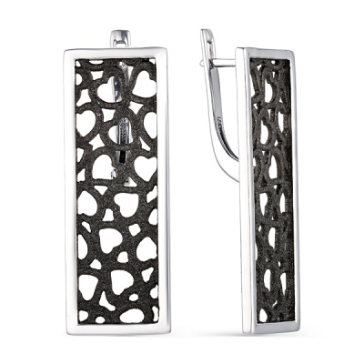 Серьги серебро 52837SB