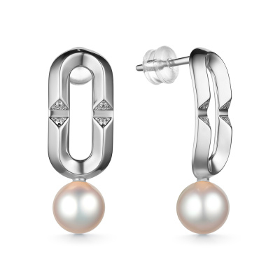 Серьги серебро 28780.1S1