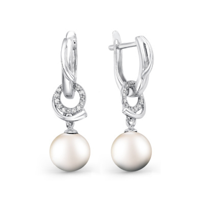 Серьги серебро 52054S1