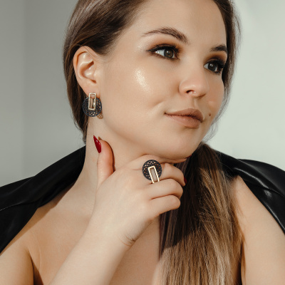 Серьги серебро 52920YB