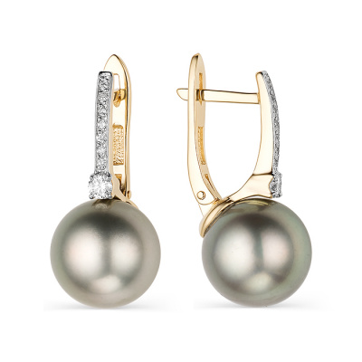 Серьги золото 32077БрYT4D12