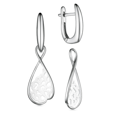 Серьги серебро 52973SW