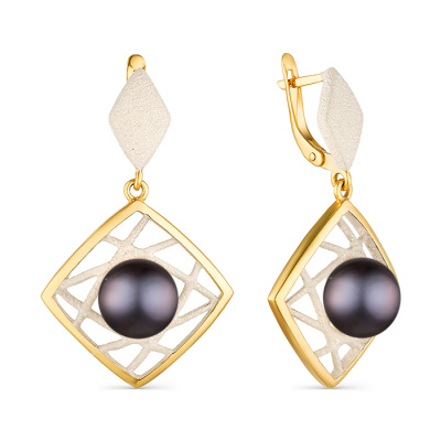 Серьги серебро 52843Y2H