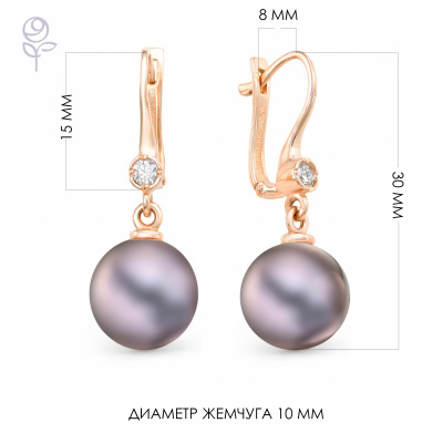 Серьги золото 32066A2