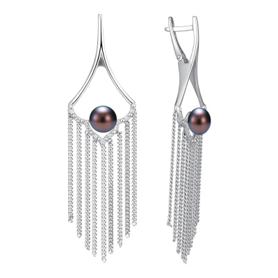 Серьги серебро 52598S2