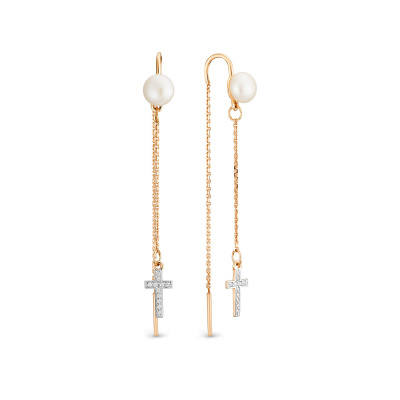 Серьги золото 32545A1