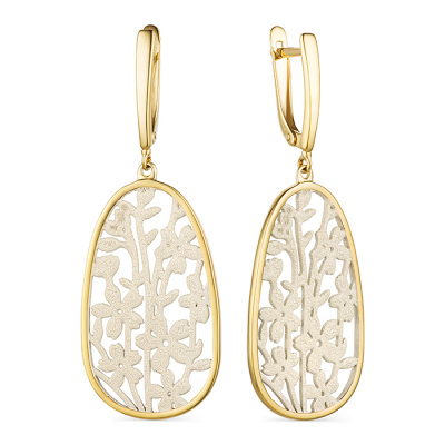 Серьги серебро 52914YH