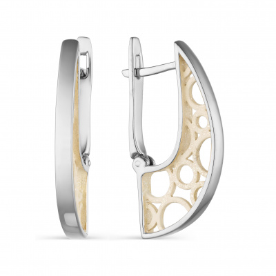 Серьги серебро 52912SH