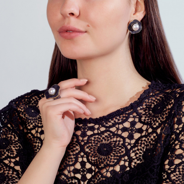 Серьги серебро 52804Y1B