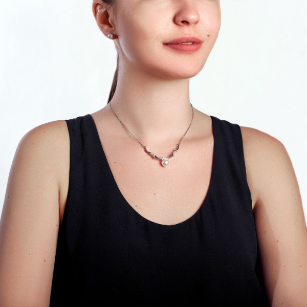 Колье серебро 54157S1.45