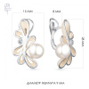 Серьги серебро 52852S1H