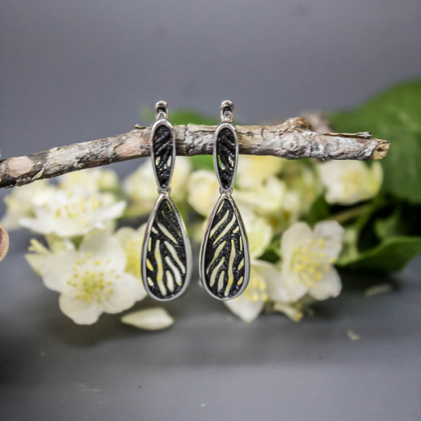 Серьги серебро 52940SB